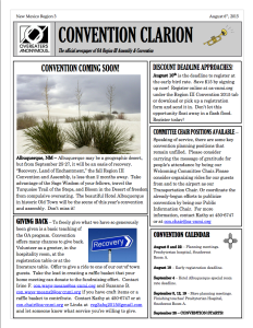 ConventionClarion1 | OA Region 3 ConventionClarion1