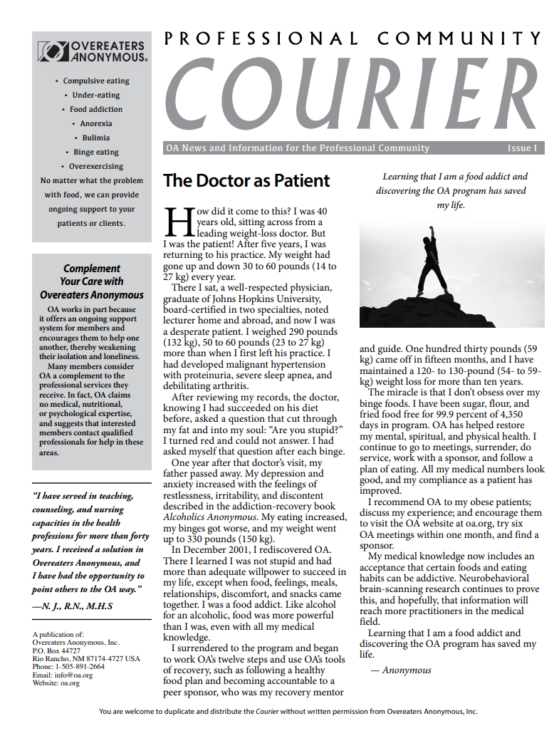 professional-community-courier | OA Region 3